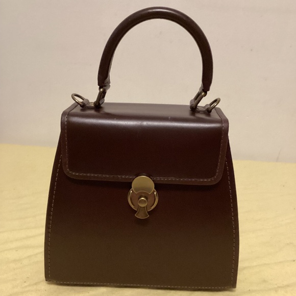 BEARA BEARA VINTAGE LEATHER TOP HANDLE BAG - Picture 2 of 10